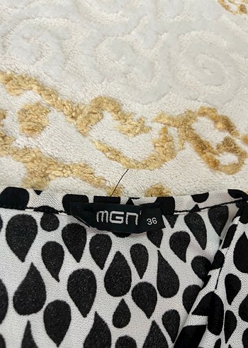 Dantel Detaylı Zebra Desenli Mini Hamile Eteği - Görsel 4