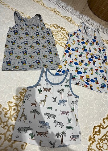 Çocuklar için Desenli Atlet Seti - Görsel 3