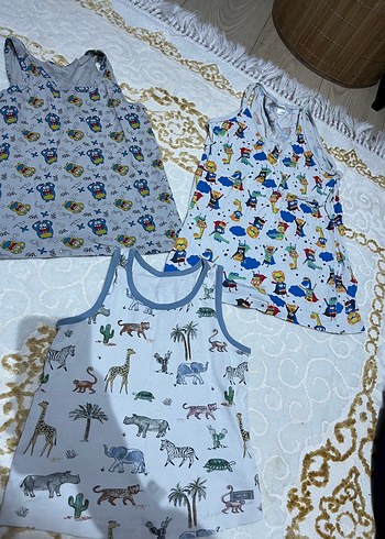 Çocuklar için Desenli Atlet Seti - Görsel 4