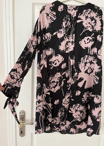 Uzun Bağlamalı Desenli Hamile Etek - Görsel 2