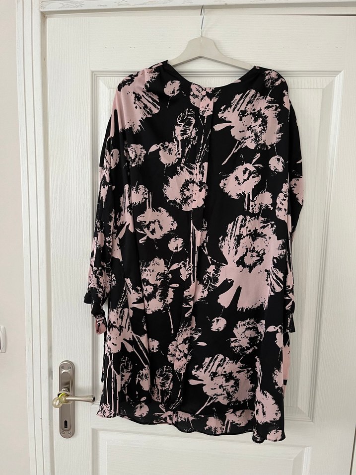 Uzun Bağlamalı Desenli Hamile Etek - Görsel 4