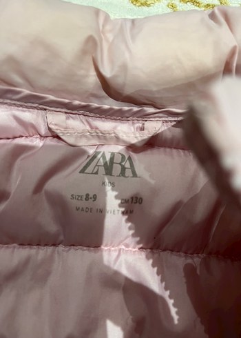 Kız Çocuk Pembe Fermuarlı Yelek - Görsel 2