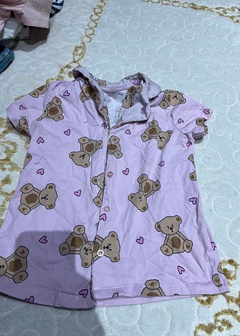 Çocuklar için Pamuklu Baskılı Uyku Kıyafetleri - Görsel 8