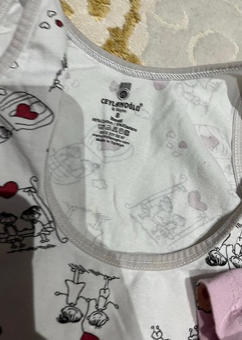 Çocuklar için Pamuklu Baskılı Uyku Kıyafetleri - Görsel 9