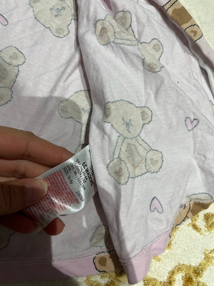 Çocuklar için Pamuklu Baskılı Uyku Kıyafetleri - Görsel 5