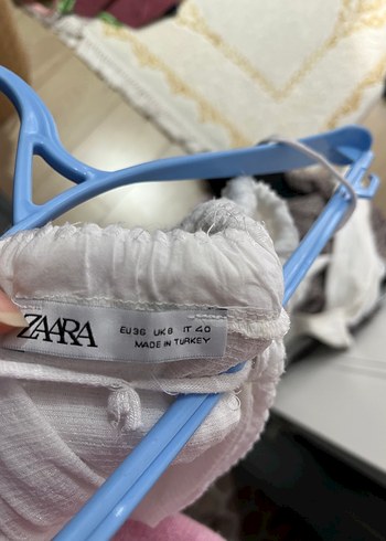 Beyaz Uzun Piliseli Hamile Keten Etek - Görsel 9