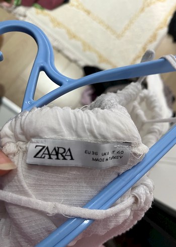 Beyaz Uzun Piliseli Hamile Keten Etek - Görsel 8