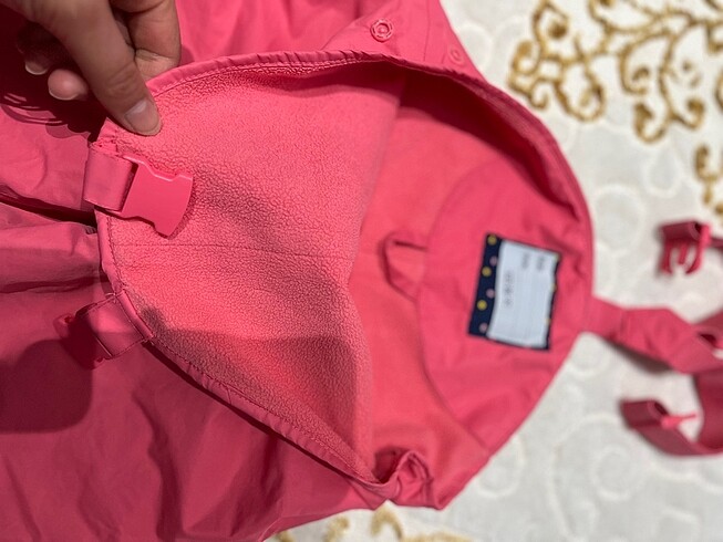 24-36 Ay Beden kırmızı Renk Tulum kar tulumu kışlık