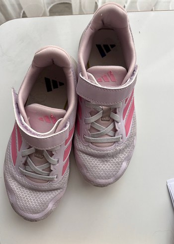 Kız Çocuk Pembe Cırt Cırtlı Sneakers - Görsel 3