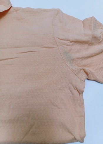 turuncu Erkek Polo Yaka Kısa Kollu Tişört - Görsel 4