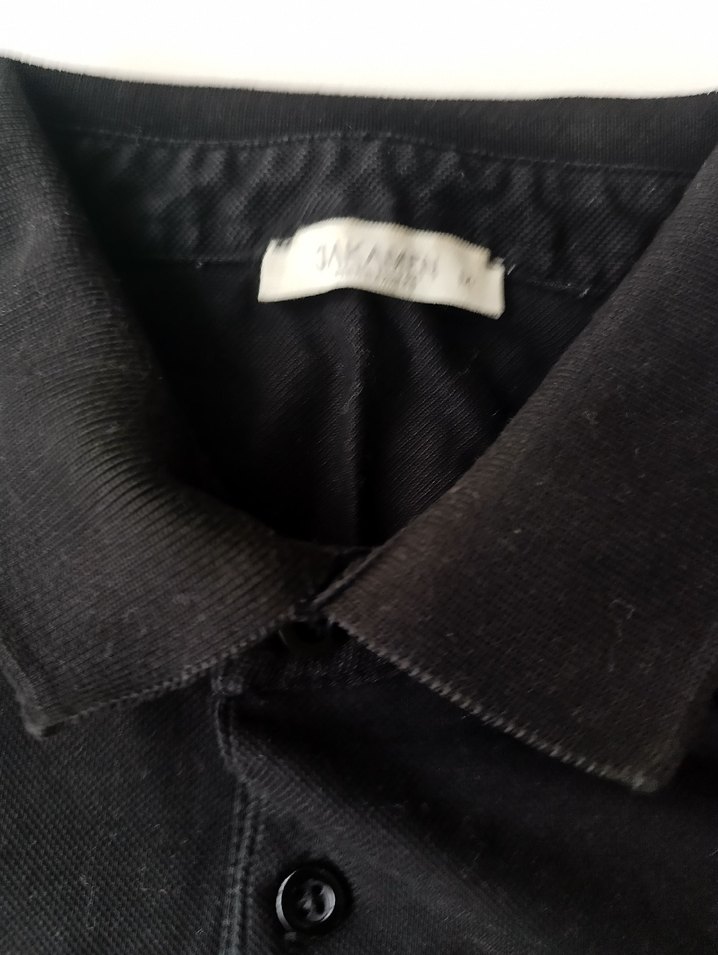 Siyah Erkek Polo Yaka Tişört - Görsel 3