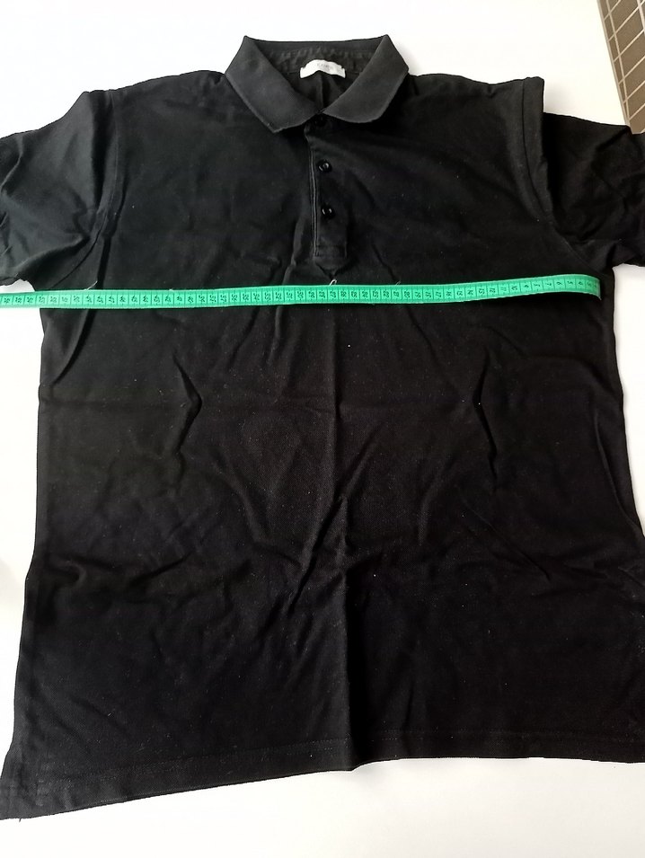 Siyah Erkek Polo Yaka Tişört - Görsel 2