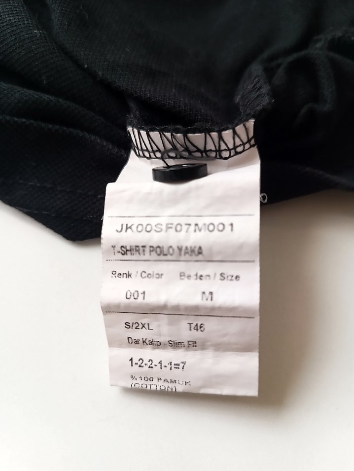 Siyah Erkek Polo Yaka Tişört - Görsel 4