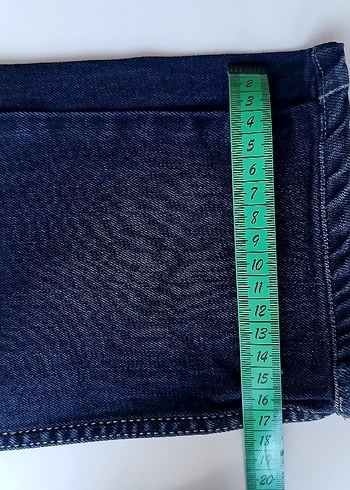 Erkek Koyu Mavi Avva marka 32 beden likrasız Jean pantolon - Görsel 2