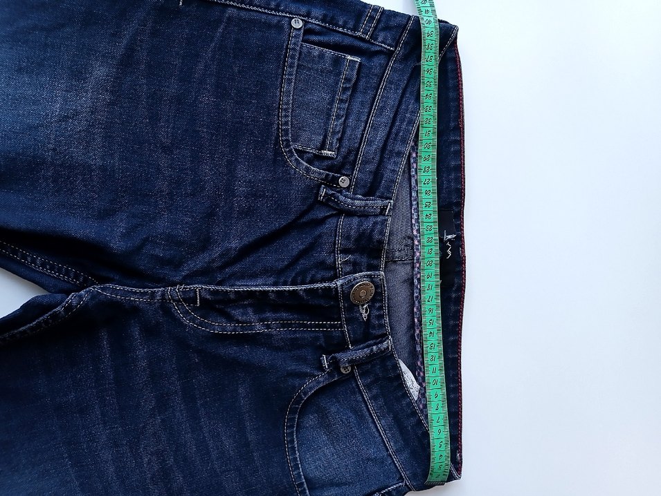 Erkek Koyu Mavi Avva marka 32 beden likrasız Jean pantolon - Görsel 3