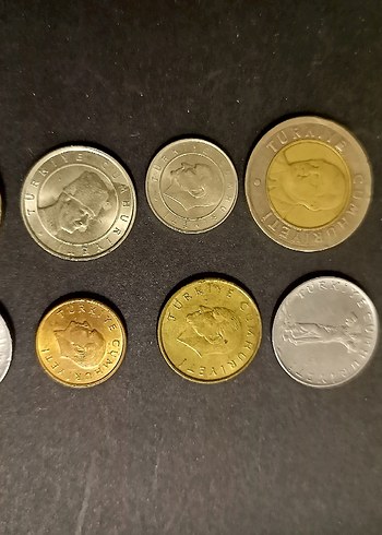 birbirinden farklı 10 adet koleksiyonluk madeni para lot 3 - Görsel 2