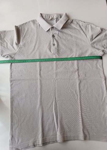 Jakamen marka Gri erkek polo yaka tişört, kısa kollu, M Beden - Görsel 2