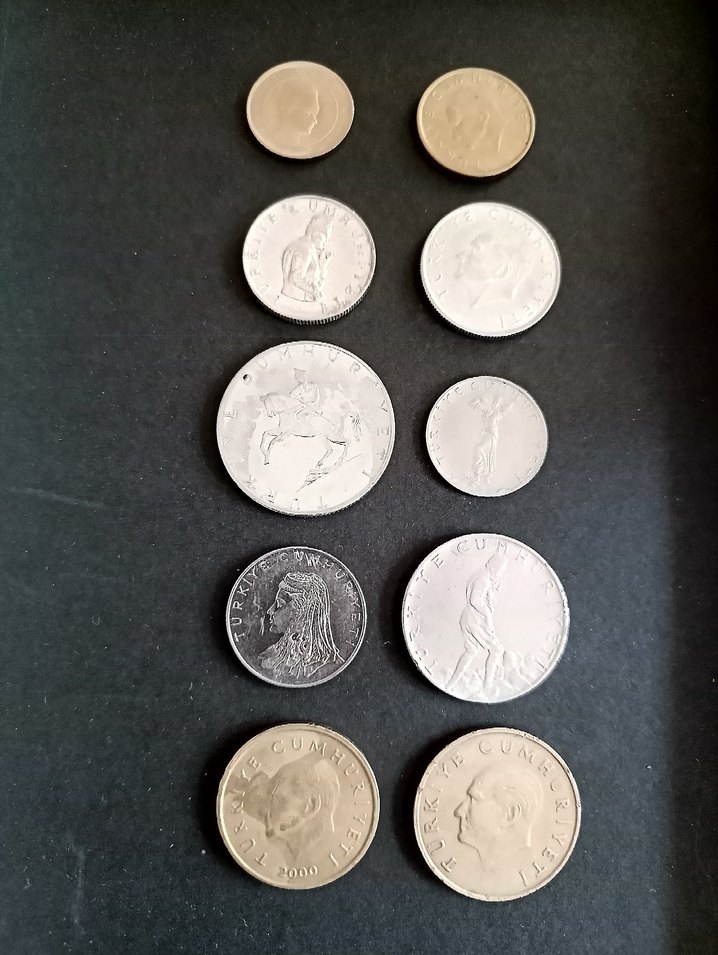 birbirinden farklı 10 adet koleksiyonluk madeni para lot 1 - Görsel 2