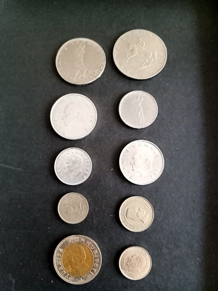 birbirinden farklı 10 adet koleksiyonluk madeni  lot 2 - Görsel 2