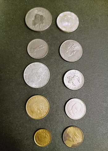 birbirinden farklı 10 adet koleksiyonluk madeni para lot 7 - Görsel 2