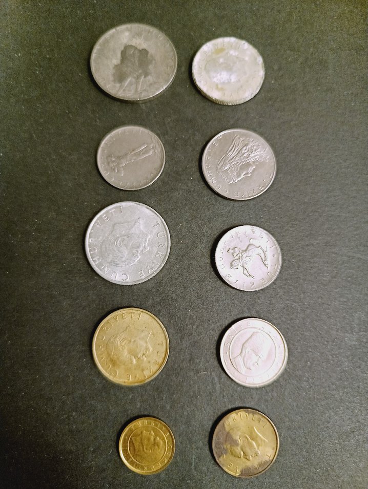 birbirinden farklı 10 adet koleksiyonluk madeni para lot 7 - Görsel 2