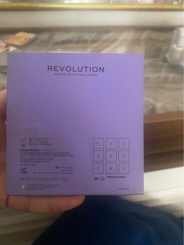 Beden Revolution far paleti