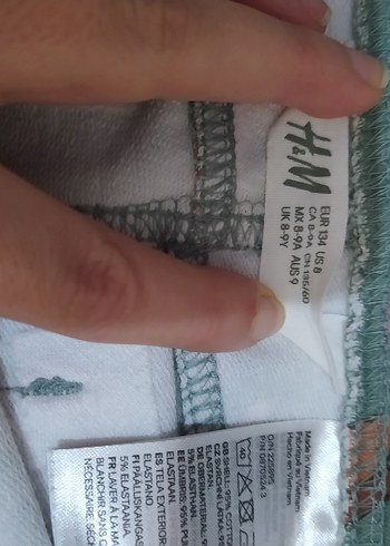 Kız Çocuk Baskılı Elastik Bel Kot Pantolon - Görsel 4