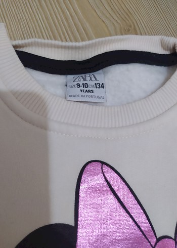 Kız Çocuk Renkli Baskılı Sweatshirt - Görsel 3