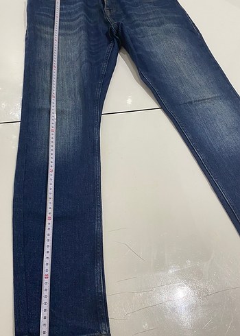 Parlak Lacivert Erkek Regular Fit Denim Jean - Görsel 2