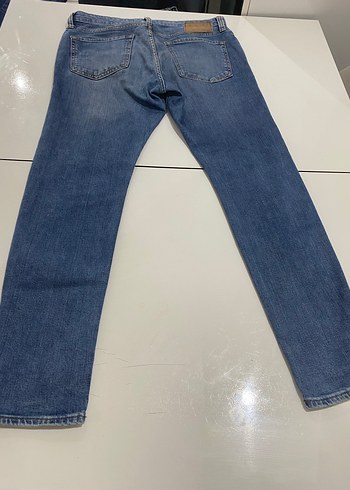 Erkek Mavi Denim Regular Fit Jean - Görsel 6