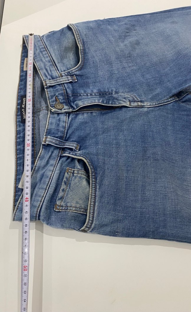 Erkek Mavi Denim Regular Fit Jean - Görsel 5