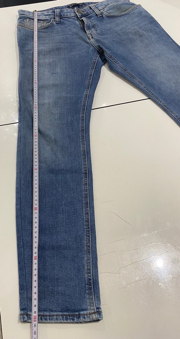 Erkek Mavi Denim Regular Fit Jean - Görsel 2