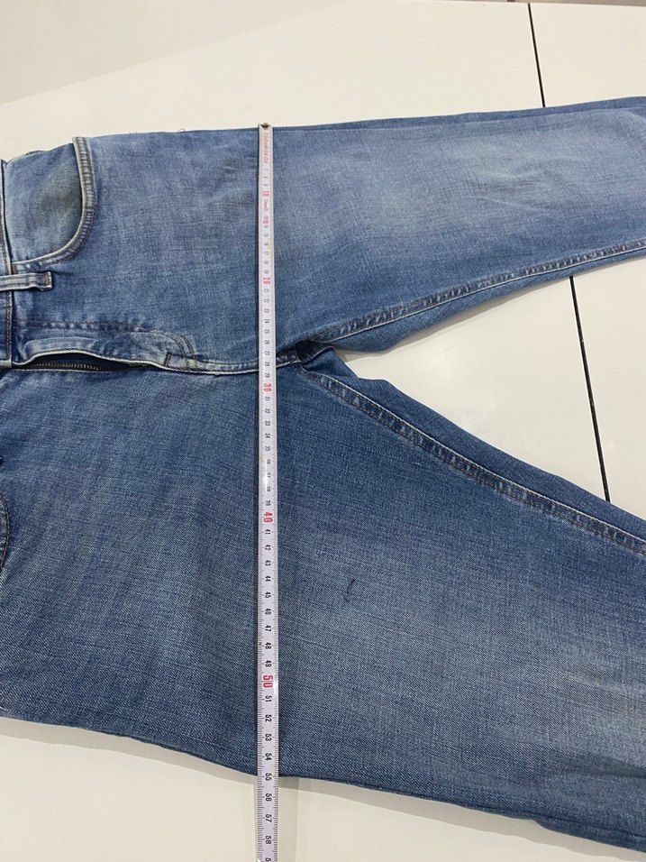 Erkek Mavi Denim Regular Fit Jean - Görsel 4