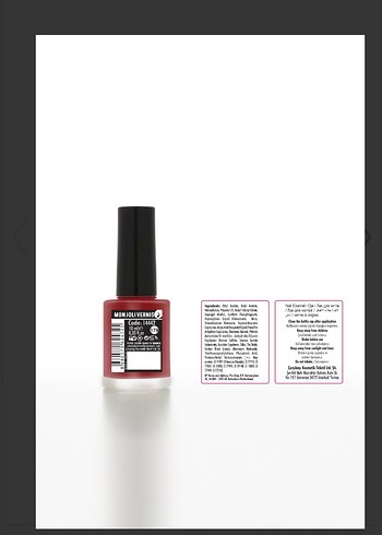 Pierre Cardin Parlak Bordo Oje - Görsel 2