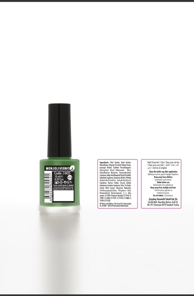 Pierre Cardin Pastel Yeşil Oje - Görsel 2