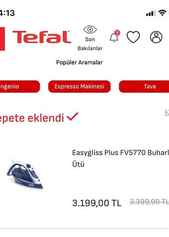 Beden Renk Tefal Buharlı Ütü Mavi-Gri