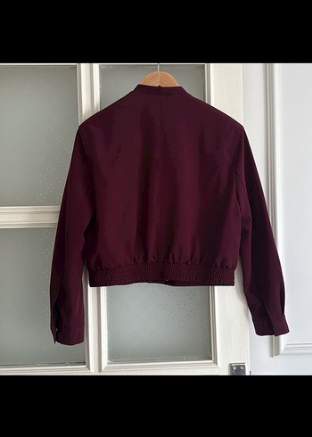Zara ZARA Bordo Süet Kadın Ceket
