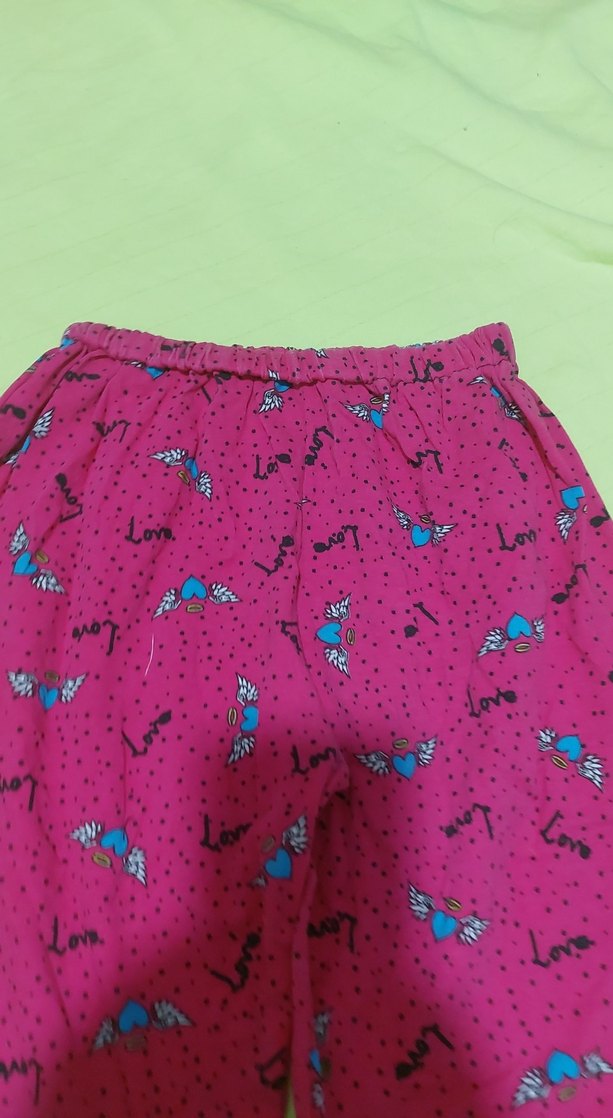 Kızlar için Dantelli Rahat Pembe Şort - Görsel 2