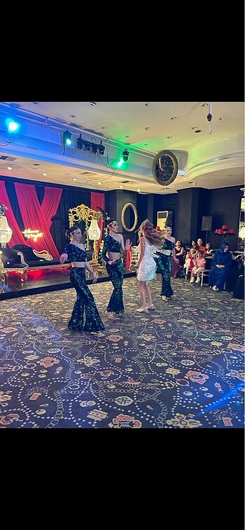 36 Beden After party doğum günü Püsküllü Dans Elbise
