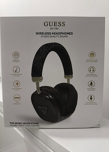 GUESS WİRELESS KULAKLIK SIFIR
