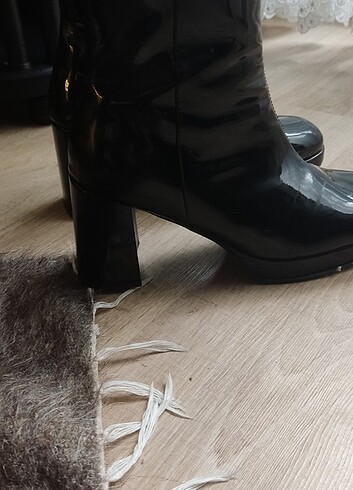 40 Beden Deichmann siyah rugan bot
