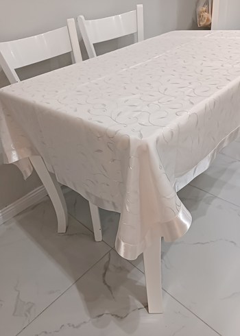 Pudra Pembe Küçük Mutfak Masası Örtüsü
