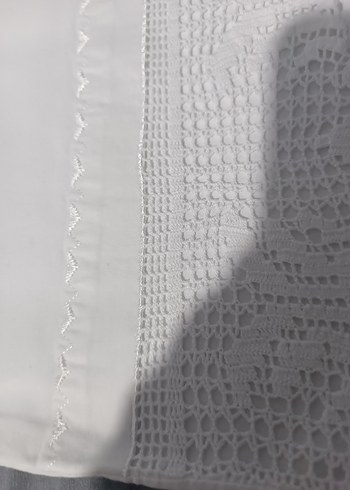 2 Adet El Örgüsü Dantel Yastık Kılıfı - Görsel 4