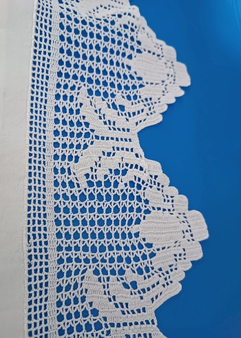 2 Adet El Örgüsü Dantel Yastık Kılıfı - Görsel 5