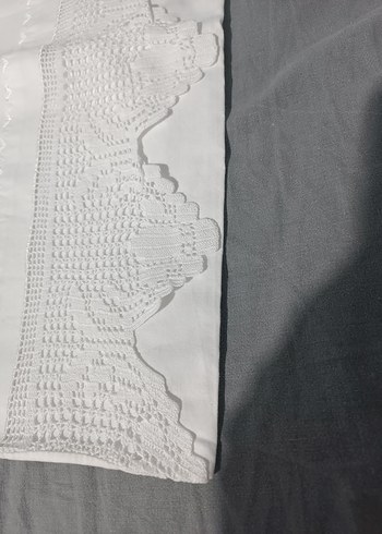 2 Adet El Örgüsü Dantel Yastık Kılıfı - Görsel 3