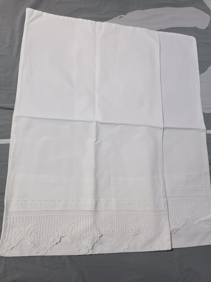 2 Adet El Örgüsü Dantel Yastık Kılıfı - Görsel 2