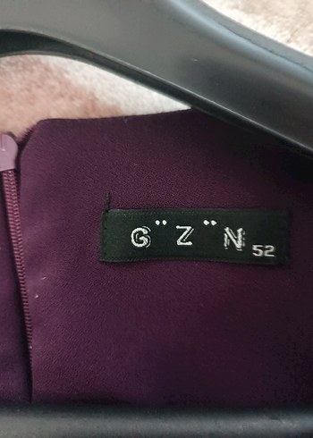 Mürdüm Renk 52 Beden Düğün Elbisesi - Görsel 8