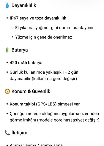Smart Watch For Çocuk Akıllı Saat - Görsel 8