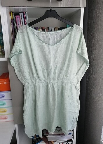 Mint Yeşili 38 Beden Pareo 
