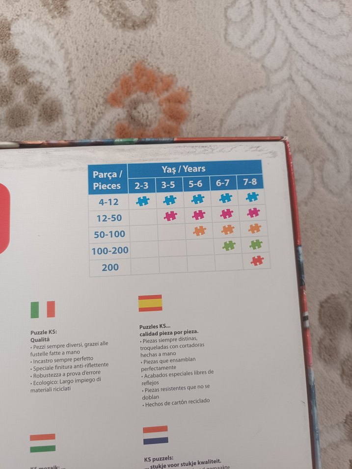 Disney Arabalar 34x48 cm 200 Parça Puzzle - Görsel 3